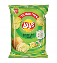 LAYS AMERICAN STYLE CREAM & ONION FLAVOUR 52GM